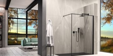 The duka firm presents the shower as part of an urban and contemporary environment
