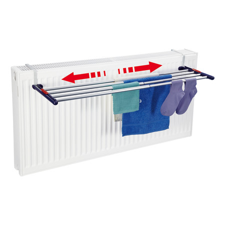 Clothesline for radiator