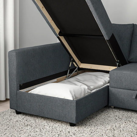 Ikea sofa bed with storage