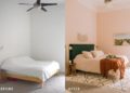 Five “before and after” bedrooms that emphasize a wonderful headboard