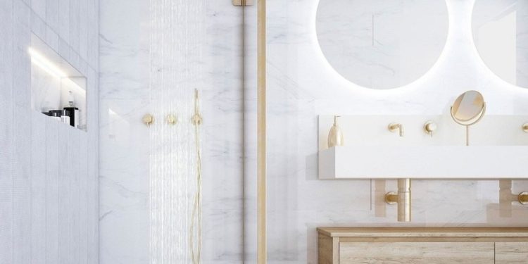 Designing the perfect bathroom; large, with a great wash, a large shower and light and natural ventilation