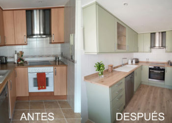 The Before and After a kitchen without works to update it and win in style