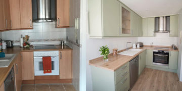 The Before and After a kitchen without works to update it and win in style