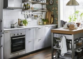 15 mobile kitchen islands to add kitchen work and storage surfaces