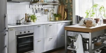 15 mobile kitchen islands to add kitchen work and storage surfaces
