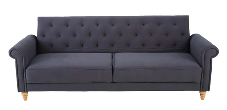 Tufted sofa bed