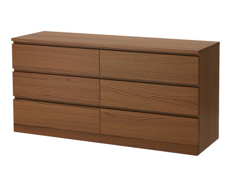 Comoda Malm Veneer Of Fresnio