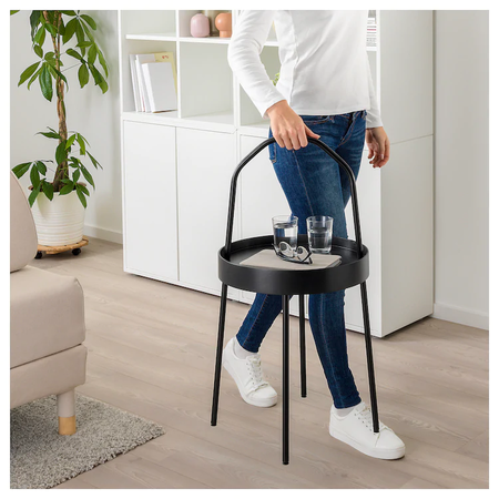 Ikea side table with handles