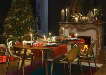 Habitat proposes Art Deco as a trend for Christmas tables that unite tradition and avant-garde