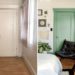 a bedroom, very personal and full of details, which goes green