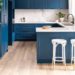 Classic blue is also a good color for kitchen furniture