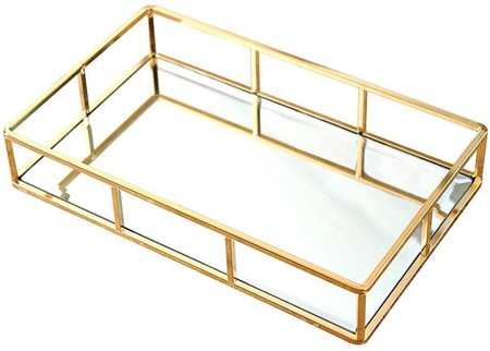 Cosmetic storage tray