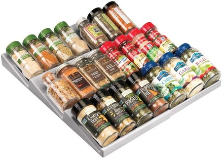 Drawer spice rack