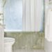 Trend alert; the latest in bathroom coverings are colored marble and onyx