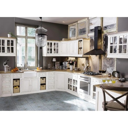 High Kitchen Cabinet Corner Mango Wood Ivory Color W 92 Cm 1000 4 9 140 475 2