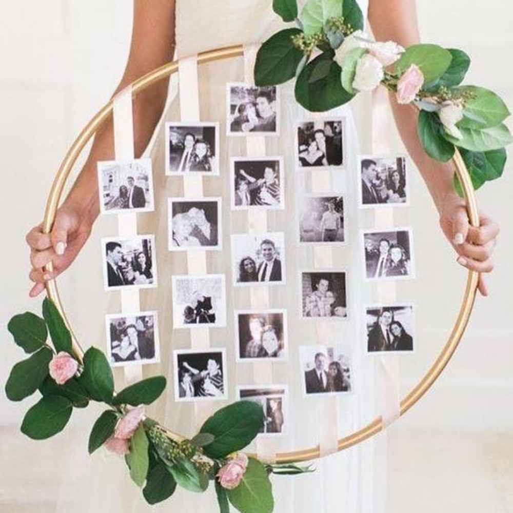 Hula hoop decoration: +25 photos and how to make - Interior Magazine