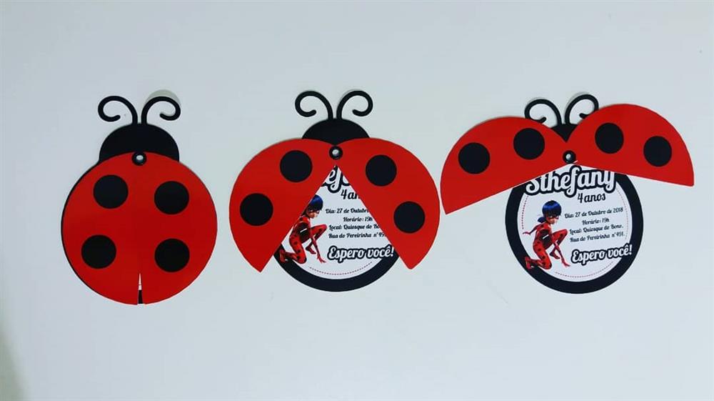 ladybird wings invitation