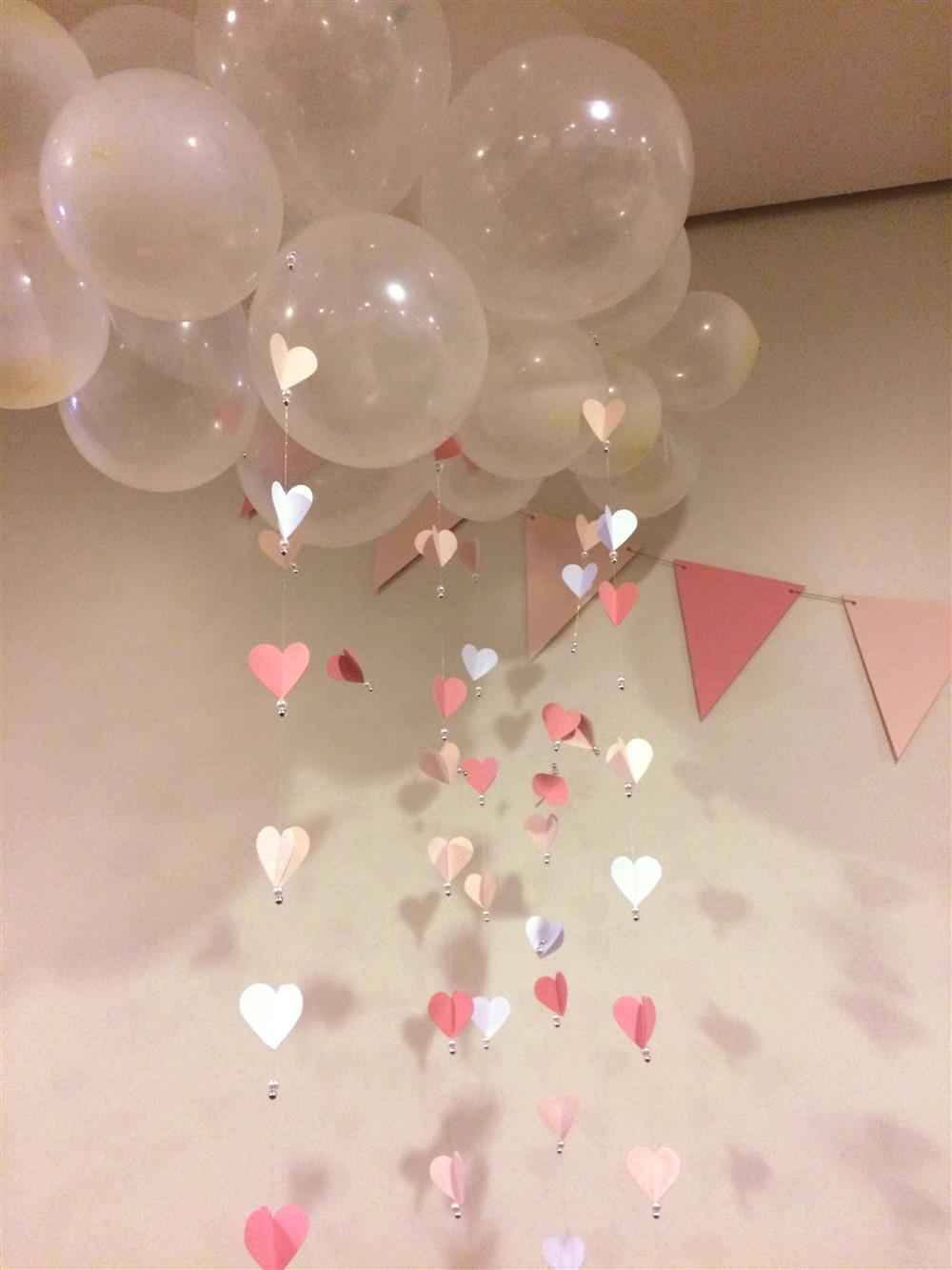 decoration with nuverm balloons love rain