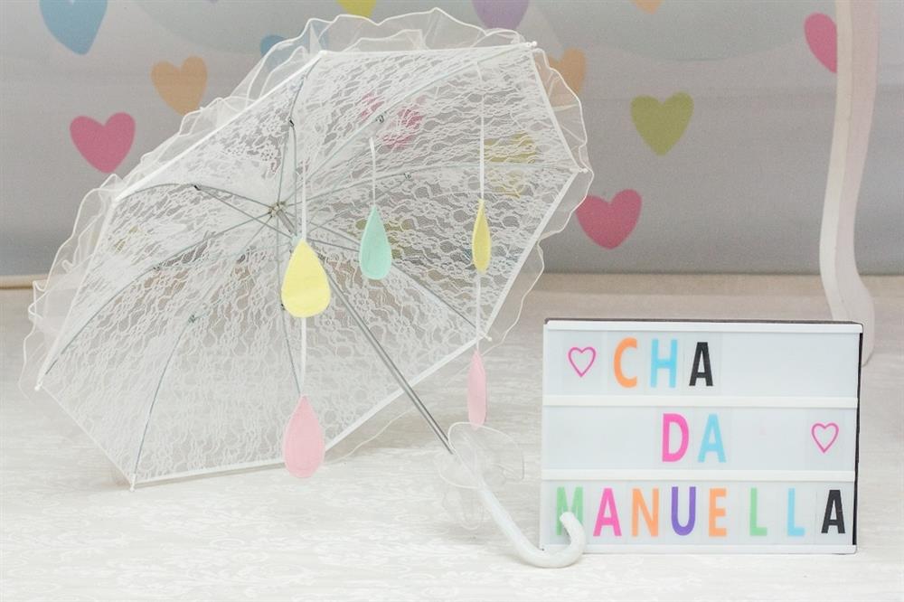 decoration with love umbrella