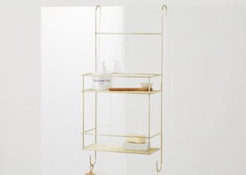 Stylish accessories and accessories for the bathroom (no nails required)