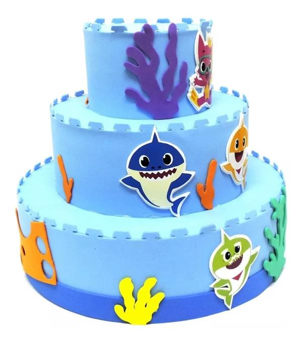 cake-fake-party-baby shark