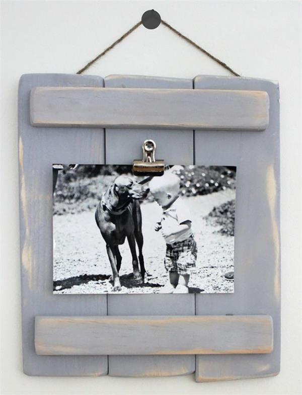 DIY-Pallet-Picture Frame