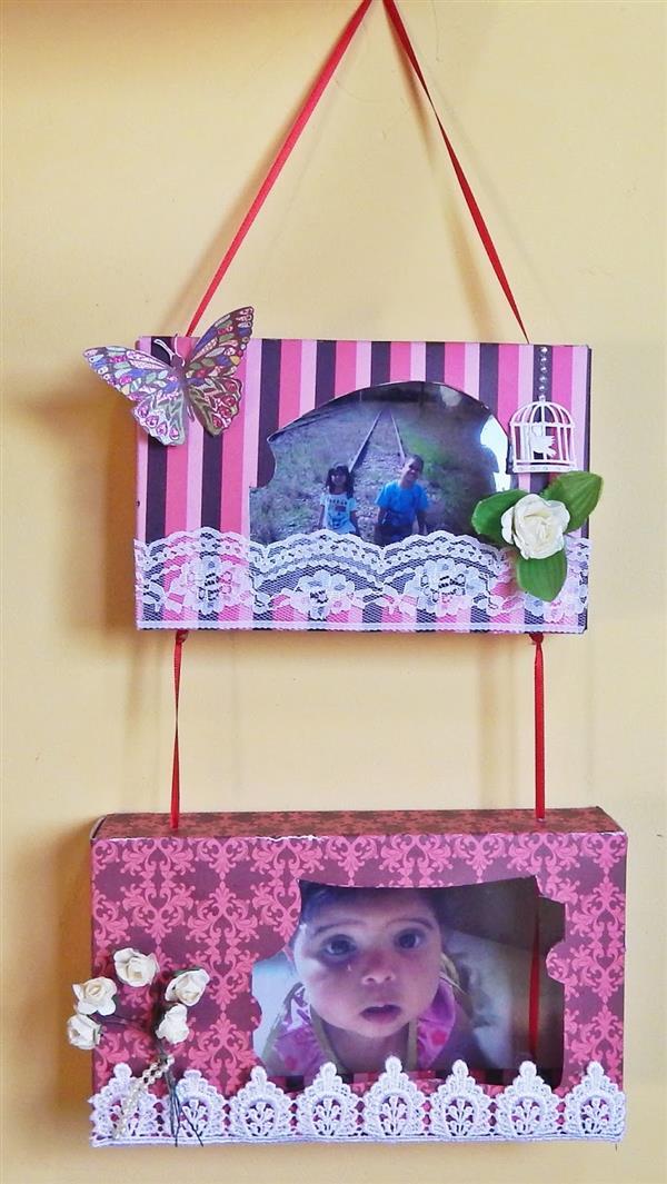 wall picture frame recycling cardboard box