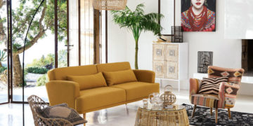 Nueve sofás cama por menos de 500 euros en Maisons du Monde, para ganar versatilidad y recibir invitados