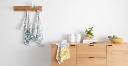 Geometric kitchen cloths