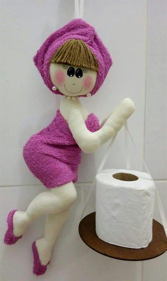 toilet paper doll