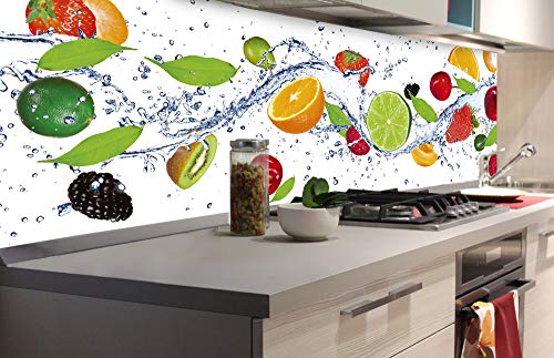 DIMEX LINE Film Autoadhesivo de Cocina Fruta 180 x 60 cm | Decoración de Cocina