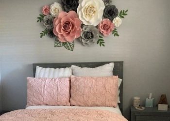 Decorando com flores de papel