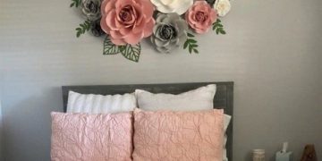 Decorando com flores de papel