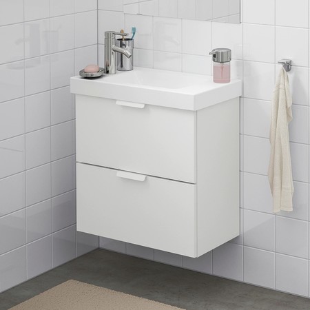 Godmorgon Hagaviken Wash Stand With 2 Drawers White Dalskaer Tap 0861078 Pe662872 S5