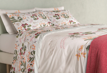 Juego de cama con estampado tropical rebajas