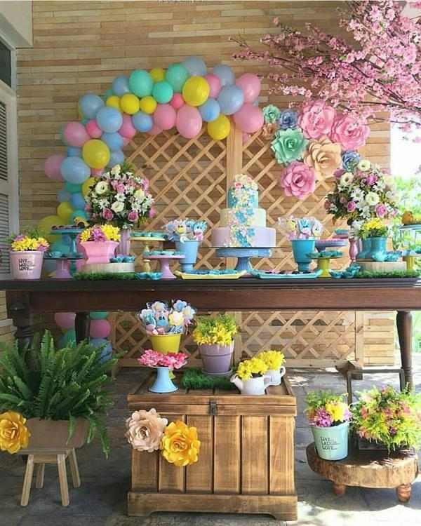 simple garden party