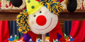 Decoração de festa infantil com tema circo