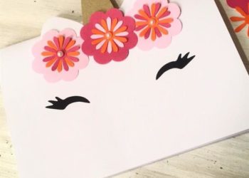 Unicorn invitation easy to make at home