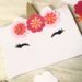 Unicorn invitation easy to make at home