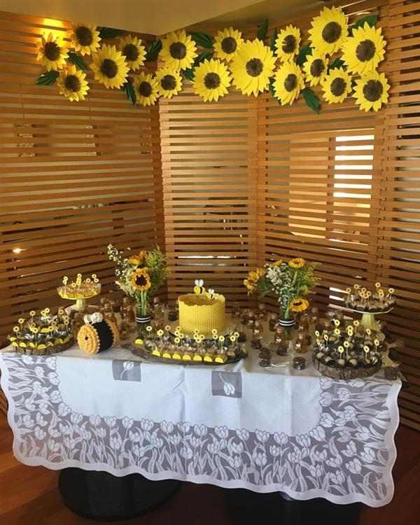 baby shower sunflower