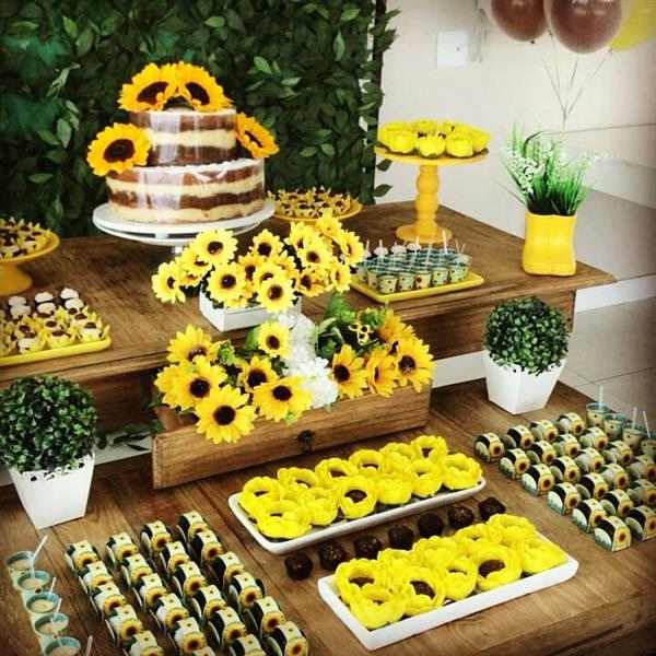 sunflower table