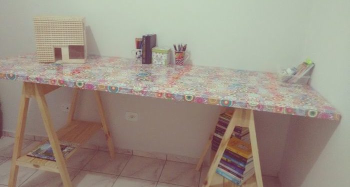 Como decorar mesa com papel contact: 20 Ideias