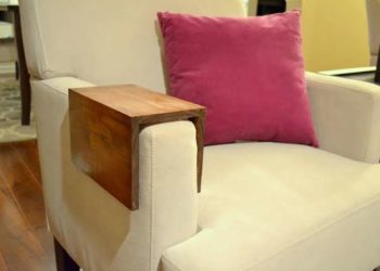 Bandeja de Controle e Porta Copo para Sofá: Como Fazer – 25 Ideias