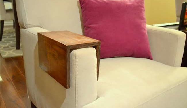 Bandeja de Controle e Porta Copo para Sofá: Como Fazer – 25 Ideias