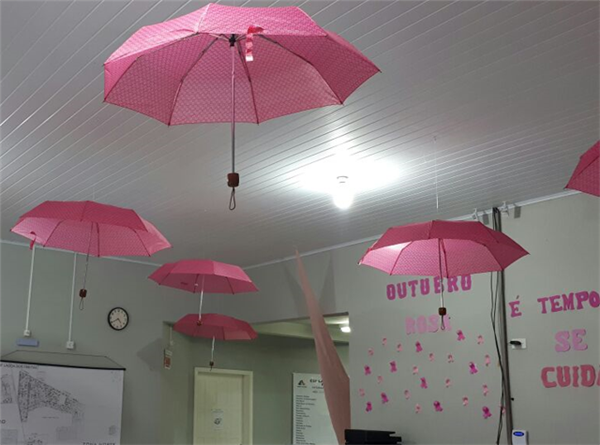 decoration with umbrella