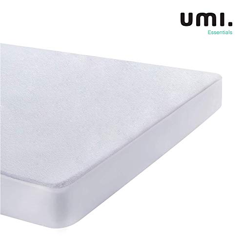 UMI.  Essentials - Waterproof and Breathable Cotton Terry Mattress Protector - 90 x 190/200 cm