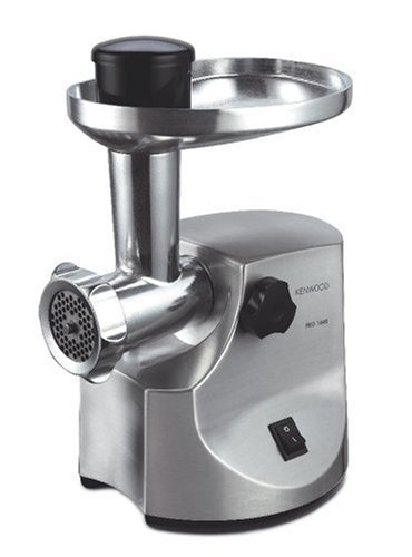 Kenwood MG510 - Electric meat mincer, accessories and different nozzles, power 1600 W, stainless steel blades, silver color