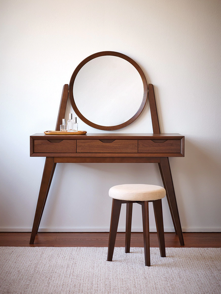 Dresser with mirror