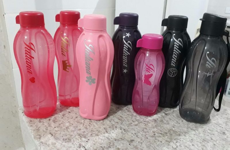 gym decorated bottle