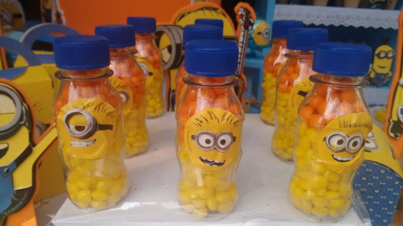 decorated minion bottle